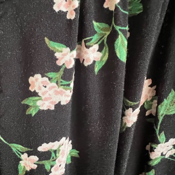 Old Navy Floral Black Maxi/Midi  Dress - Picture 5 of 5